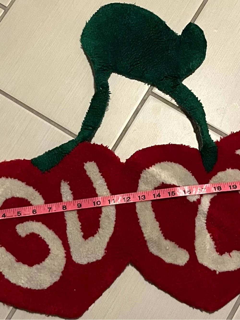 Gucci cherry rug